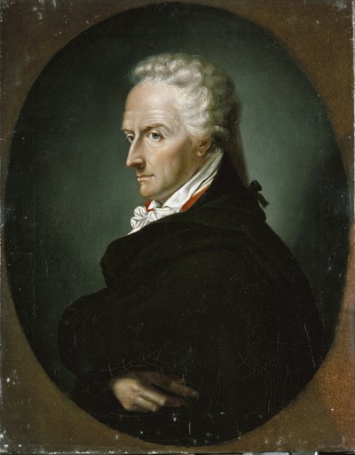 Porträt des italienischen Schriftstellers Vittorio Alfieri (Detail) von Francois Xavier Fabre