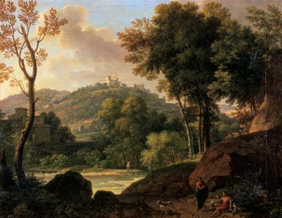 Die Landschaft um Florenz, Italien, spätes 18. bis frühes 19. Jahrhundert von Francois Xavier Fabre