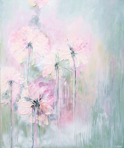 Weiche Pastellblüten von Françoise Wattré