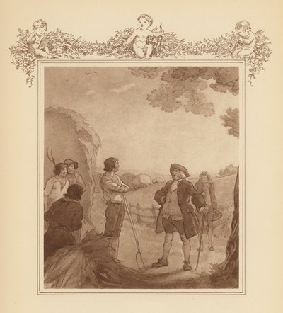 Illustration für Grays Elegie von Frank Adams
