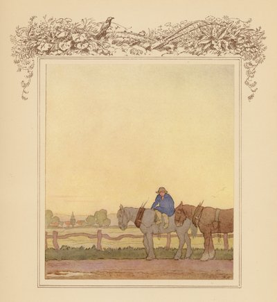 Illustration für Grays Elegie von Frank Adams