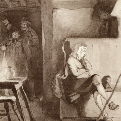 Illustration für Der Gelehrte Zigeuner von Matthew Arnold von Frank Adams