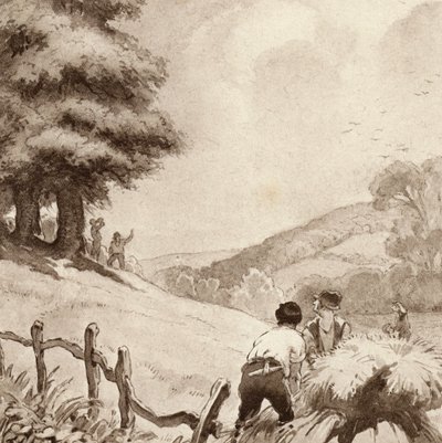 Illustration für The Scholar-Gipsy von Matthew Arnold von Frank Adams