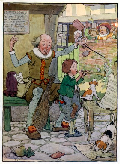 Illustration für Die Geschichte von Tom, dem Pfeifersohn von Frank Adams