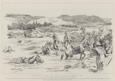 Der Aufstand des Tugela, Buren abgeschnitten am Hlangwani Hill von Frank Algenon Stewart