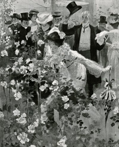Die Ausstellung der Royal Horticultural Society in den Temple Gardens von Frank Craig