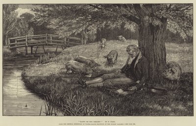 Glücklich seien deine Träume!, aus der General Exhibition of Water-Colour Drawings in der Dudley Gallery von Frank Dadd