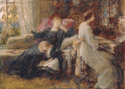 Erinnerungen, um 1886 von Frank Dicksee