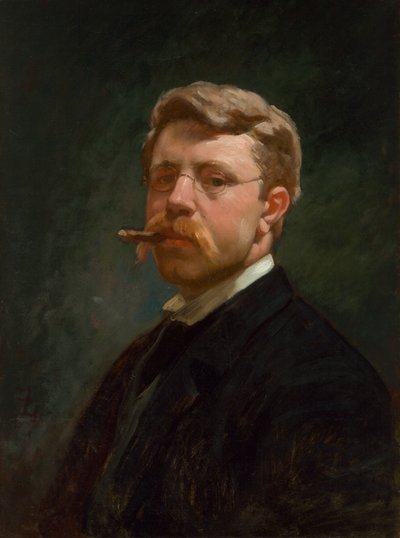 Selbstporträt von Frank Duveneck von Frank Duveneck