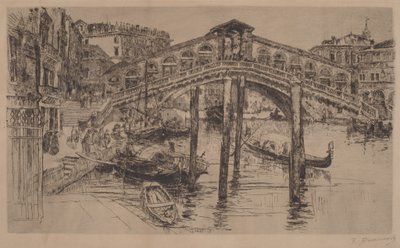 Die Rialtobrücke, Venedig von Frank Duveneck