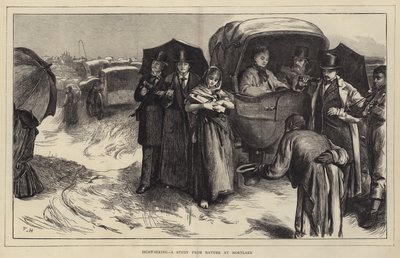 Sight-Seeing, eine Studie aus der Natur in Mortlake von Frank Holl
