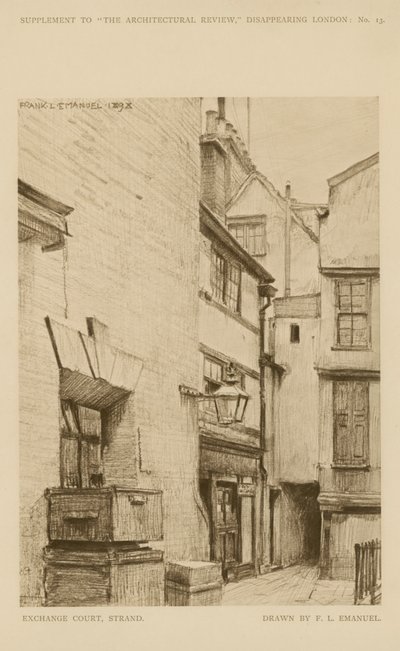 Exchange Court am Strand von Frank Lewis Emanuel