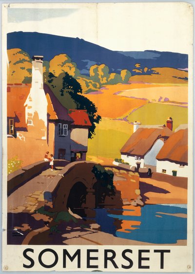 "Somerset", GWR-Poster, ca. 1930er von Frank Newbould