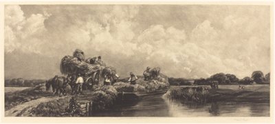 Ein römischer Kanal von Frank Short, after Peter De Wint