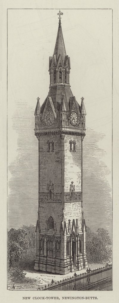 Neuer Uhrturm, Newington-Butts von Frank Watkins