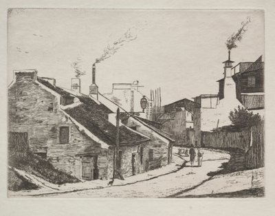 Landstraße in Alouette von François Bonvin