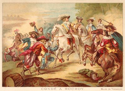 Der große Condé in der Schlacht von Rocroi (1643) von François Joseph Heim