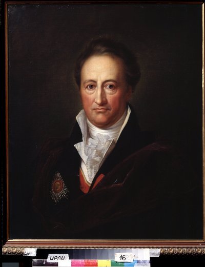 Porträt des Schriftstellers Johann Wolfgang von Goethe von Franz Gerhard von Kugelgen