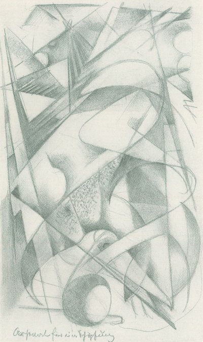 Arsenal für eine Schöpfung von Franz Marc
