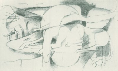 Franz Marc - Skizzenbuch aus dem Felde - Blatt 04 von Franz Marc