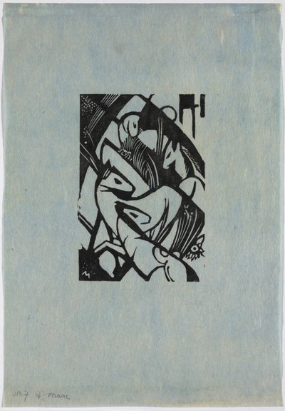 Springende Pferdchen von Franz Marc