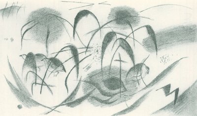 Perlhühner von Franz Marc
