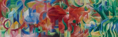 Spielende Formen von Franz Marc