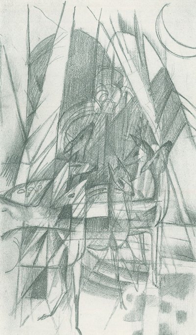 Rotwild von Franz Marc