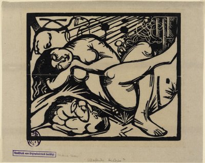 Schlafende Hirtin von Franz Marc