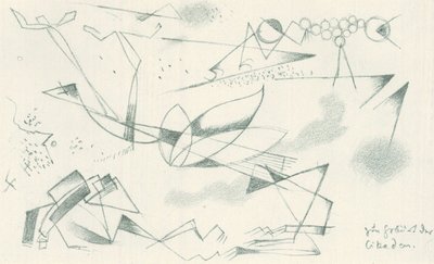 Zur Geburt der Zikaden von Franz Marc