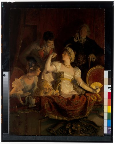 Theaterszene von Franz Xaver Simm