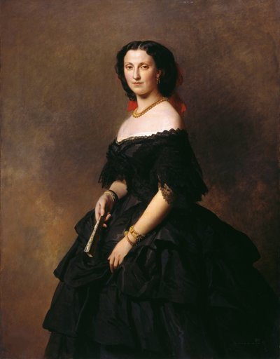 Porträt von Herzogin Elizaveta Alexandrovna Baryatinskaya, geborene Prinzessin Chernysheva 1826-1902 von Franz Xaver Winterhalter