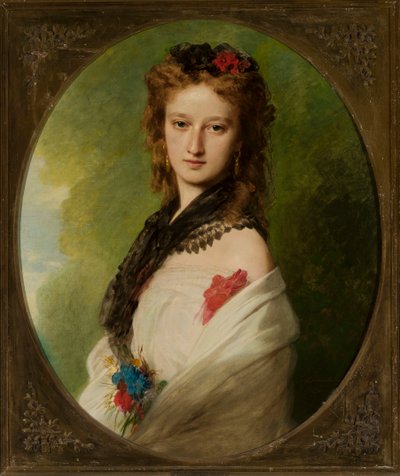 Porträt von Zofia Potocka Zamoyska (1851-1927) von Franz Xaver Winterhalter
