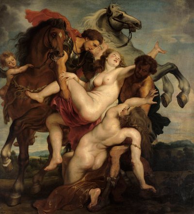 Die Töchter des Leukypos, Kopie nach Rubens