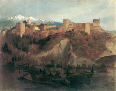 Die Alhambra in Granada von Franz von Lenbach