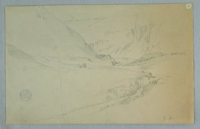 Anden-Tal mit gewundenem Fluss, Kolumbien oder Ecuador, 1857 von Frederic Edwin Church