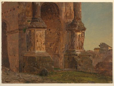 Bogen des Septimius Severus, Rom von Frederic Edwin Church