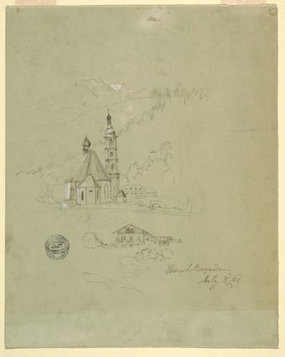 Berchtesgaden, Bayern, 3. Juli 1868 von Frederic Edwin Church