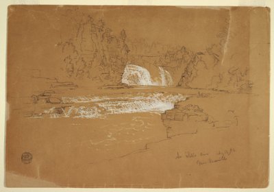 Kaskaden des Ausable River, in der Nähe von Keeseville, New York, 13. August 1856 von Frederic Edwin Church