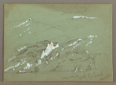 Zeichnung, Kefalonia, Griechenland, April 1869 von Frederic Edwin Church