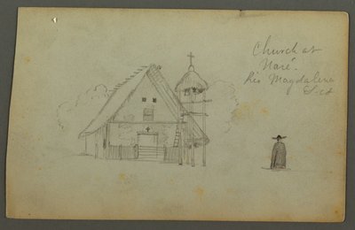 Kirche in Naré, Rio Magdalena, Kolumbien, 1853 von Frederic Edwin Church