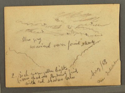 Wolkengedeckte Jungfrau, Interlaken, Schweiz, August 1868 von Frederic Edwin Church