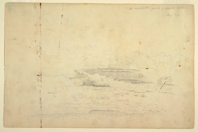 Wolkenstudien, August 1844 von Frederic Edwin Church