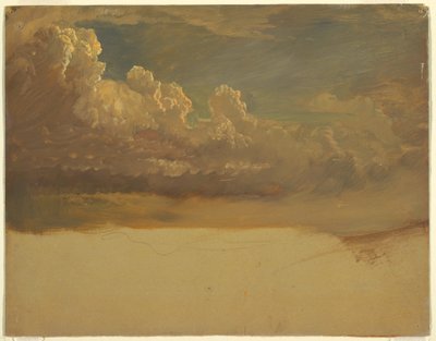 Zeichnung, Wolkenstudie, März 1871 von Frederic Edwin Church