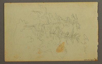 Zeichnung, Wolkenstudie, 1845 von Frederic Edwin Church