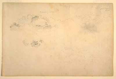 Zeichnung, Wolken, 1844 von Frederic Edwin Church