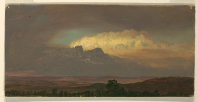 Zeichnung, Wolken über Hügeln, August 1865 von Frederic Edwin Church