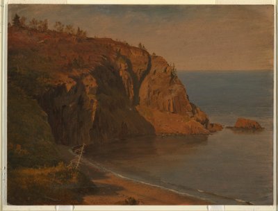 Zeichnung, Küste der Grand Manan Insel, Kanada, August oder September 1851 von Frederic Edwin Church