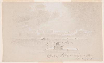 Lichteffekt auf Jerusalem, 2. April 1868 von Frederic Edwin Church