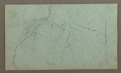 Zeichnung, Wasserfälle, möglicherweise 1868 von Frederic Edwin Church